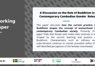 A Discussion on the Role of Buddhism in Contemporary Cambodian Gender Roles