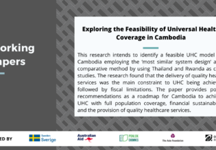 Exploring the Feasibility of Universal Health Coverage in Cambodia: Lessons Learned from Rwanda and Thailand