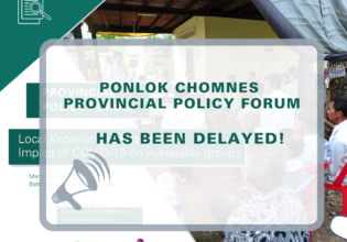 Ponlok Chomnes Provincial Policy Forum on Local Knowledge Matters: Impact of COVID-19 on Vulnerable Groups