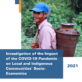 Policy brief on “Investigation of the Impact of the COVID-19 Pandemic on Local and Indigenous Communities’ Socio-Economics.” 